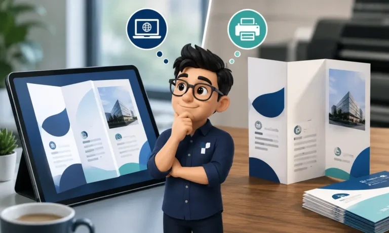 Brosur Digital atau Brosur Cetak