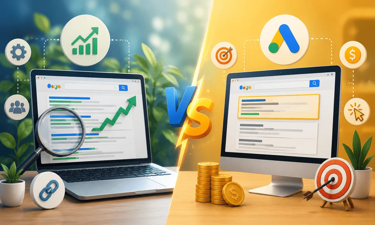 SEO vs Iklan Google Ads